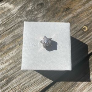 Pandora Pave Wishing Star Sterling Silver CZ Charm
